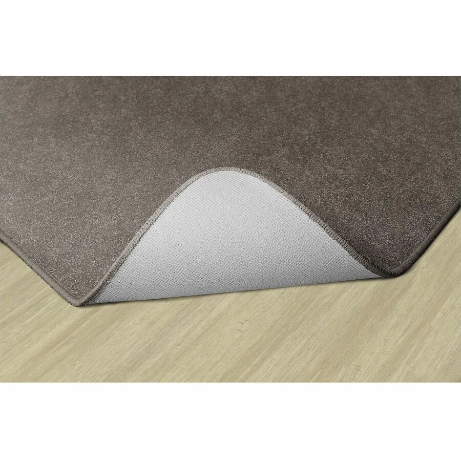 Flagship Carpets Amerisoft Solid Color Rug - Wheat - 48’’x72’’ - Soft Polyester/Nylon - Rugs & Mats