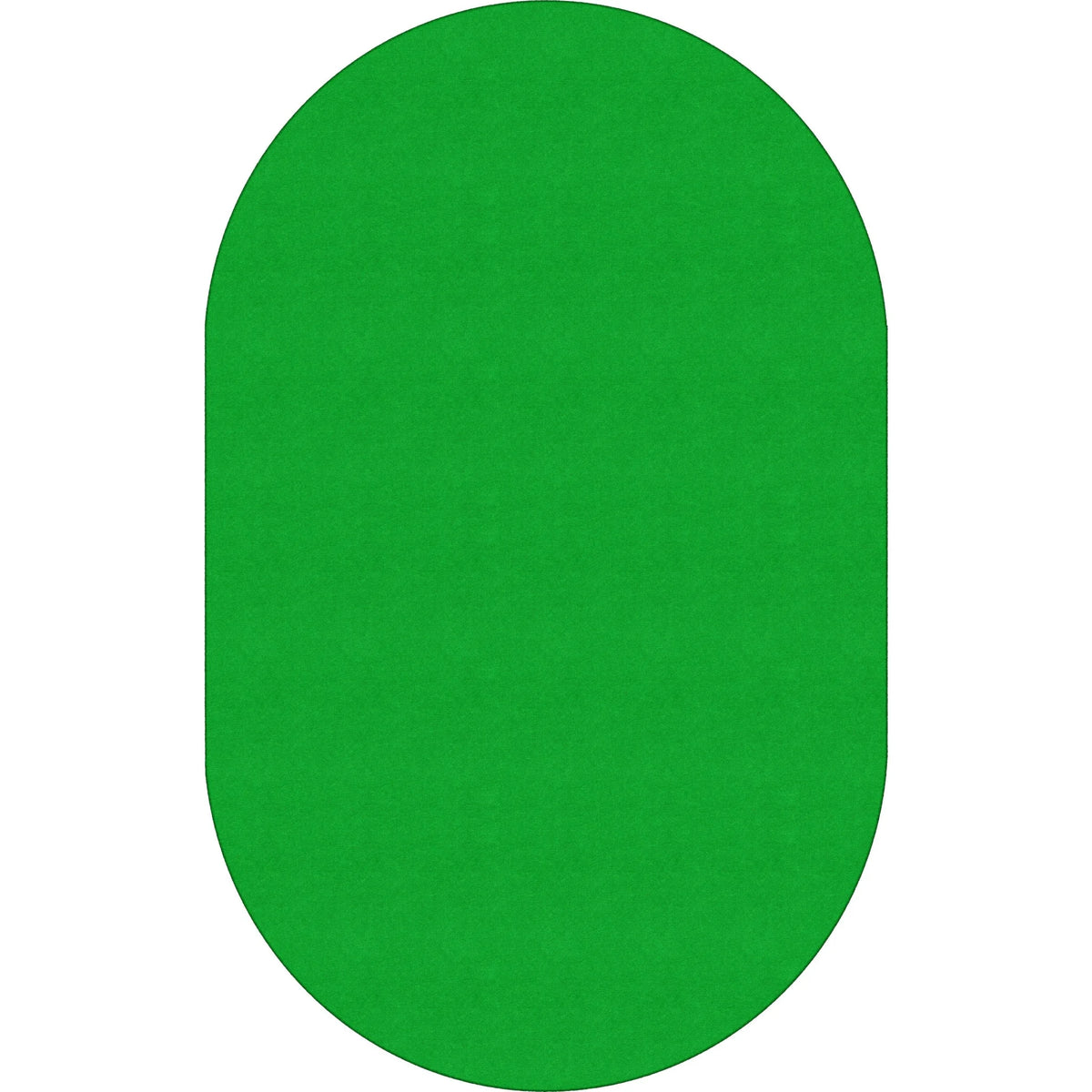 Flagship Carpets Ameristrong Lime Green Oval Rug - Traditional Style 91.20’’ x 12 ft Fiber/Nylon - Rugs & Mats