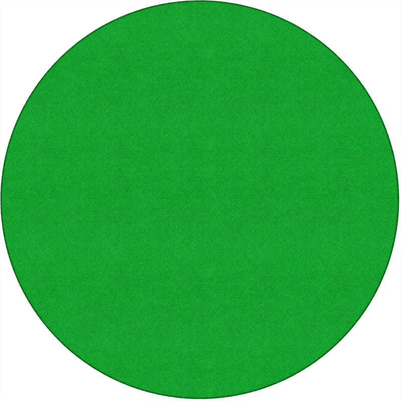 Flagship Carpets Ameristrong Lime Green Round Rug - Traditional Floor - Rugs & Mats