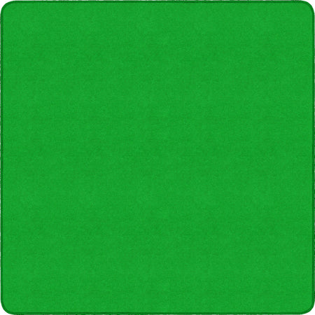 Flagship Carpets Ameristrong Lime Green Rug - Traditional 12x12 ft Square - Nylon Fiber - Rugs & Mats