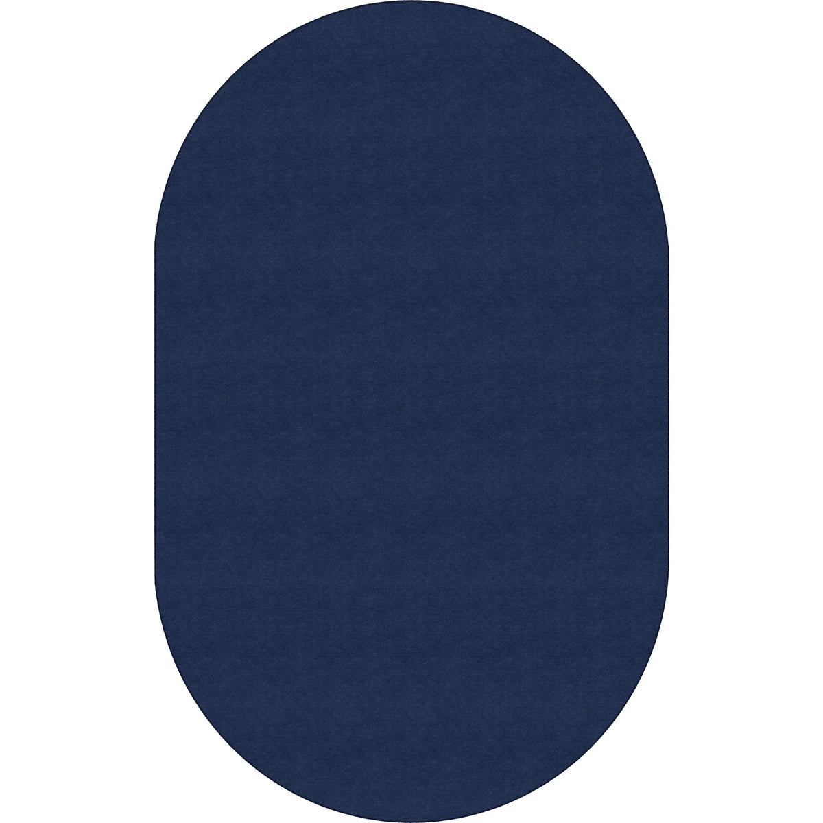 Flagship Carpets Ameristrong Navy Oval Rug - Traditional Floor 91.20’’ x 12 ft Fiber/Nylon - Rugs & Mats