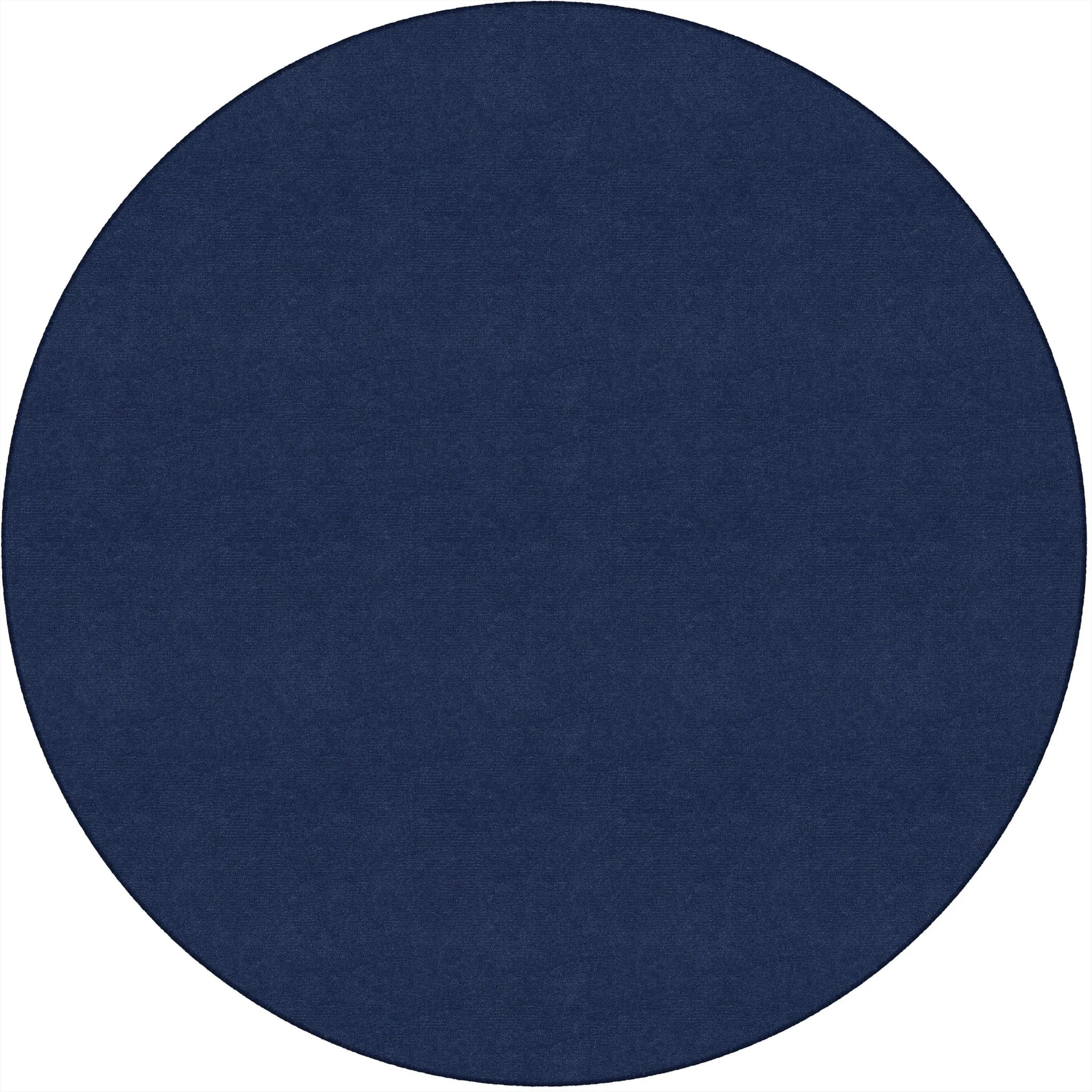 Flagship Carpets Ameristrong Navy Round Rug - Traditional Floor - Rugs & Mats