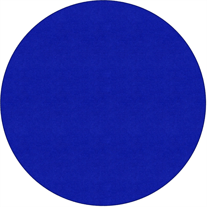 Flagship Carpets Ameristrong Royal Blue Round Rug - Traditional Floor - Rugs & Mats