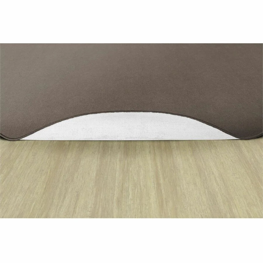 Flagship Carpets Ameristrong Solid Color Oval Rug - Almond Fiber Nylon - Rugs & Mats