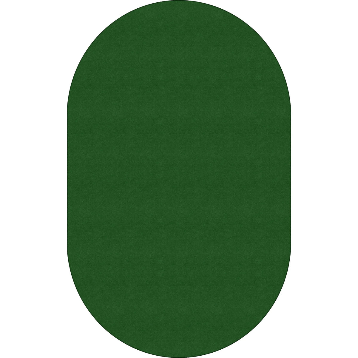 Flagship Carpets Ameristrong Solid Color Oval Rug - Traditional Style - 91.20’’ x 12 ft - Clover Fiber & Nylon - Rugs