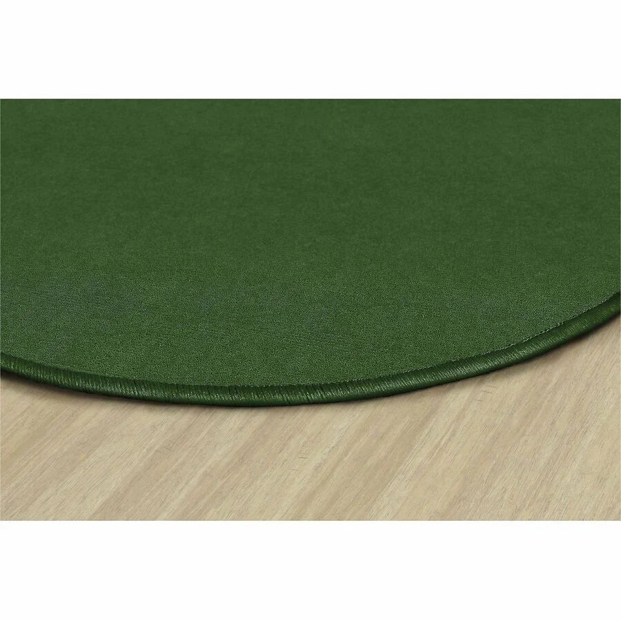 Flagship Carpets Ameristrong Solid Color Round Rug - Clover Nylon - 72’’ - Rugs & Mats