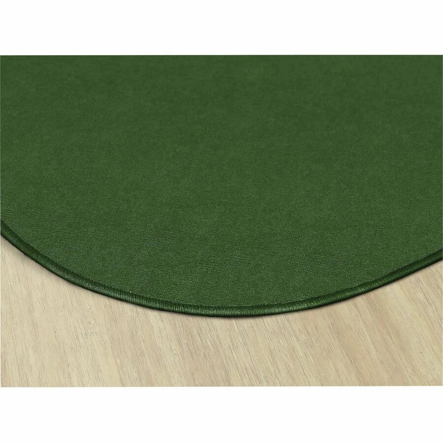 Flagship Carpets Ameristrong Solid Color Round Rug - Clover Nylon - 72’’ - Rugs & Mats