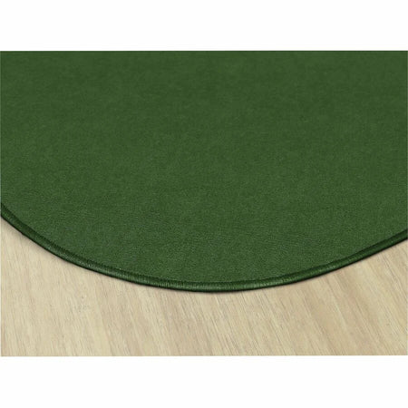 Flagship Carpets Ameristrong Solid Color Round Rug - Clover Nylon - 72’’ - Rugs & Mats