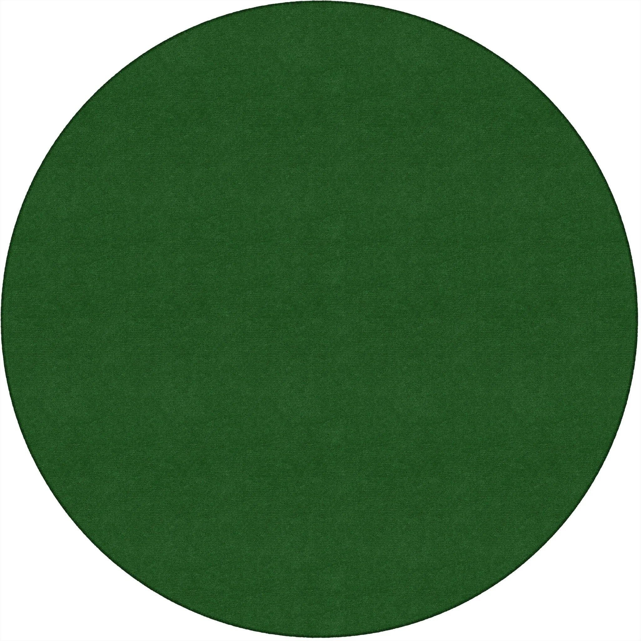 Flagship Carpets Ameristrong Solid Color Round Rug - Clover Nylon - 72’’ - Rugs & Mats
