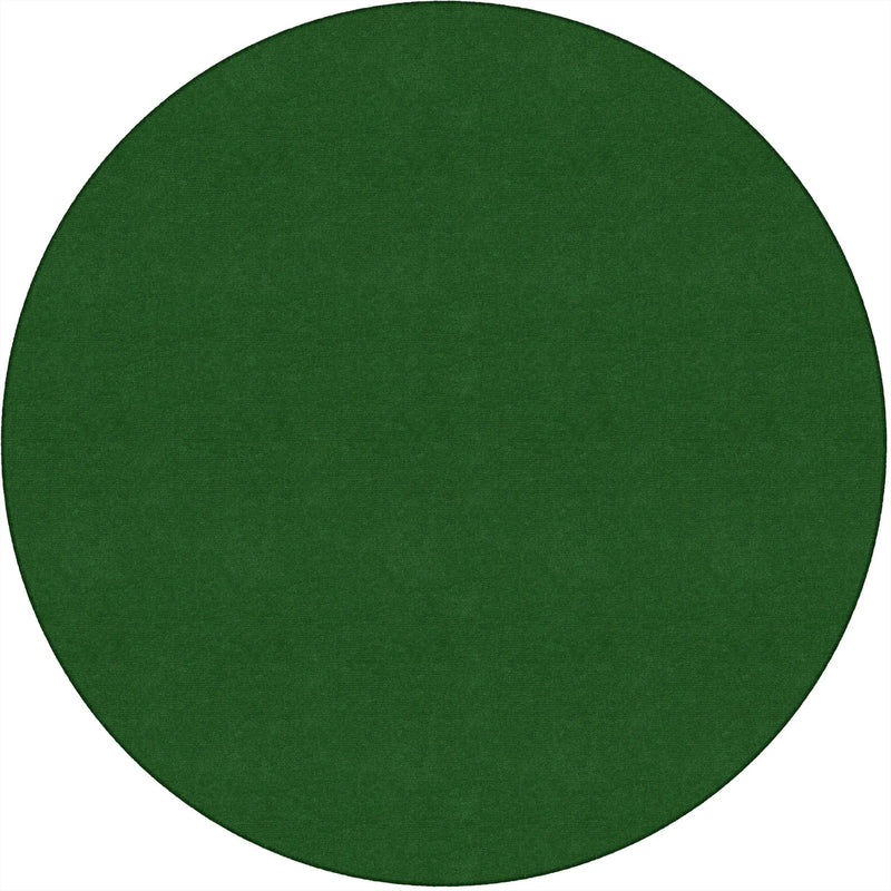 Flagship Carpets Ameristrong Solid Color Round Rug - Clover Nylon - 72’’ - Rugs & Mats