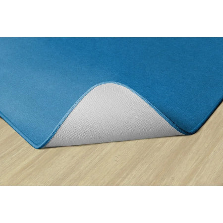 Flagship Carpets Ameristrong Solid Color Rug - Traditional 12x12 ft Square Blue Bird - Rugs & Mats