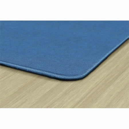 Flagship Carpets Ameristrong Solid Color Rug - Traditional Square Floor 72’’x72’’ Blue Bird - Rugs & Mats