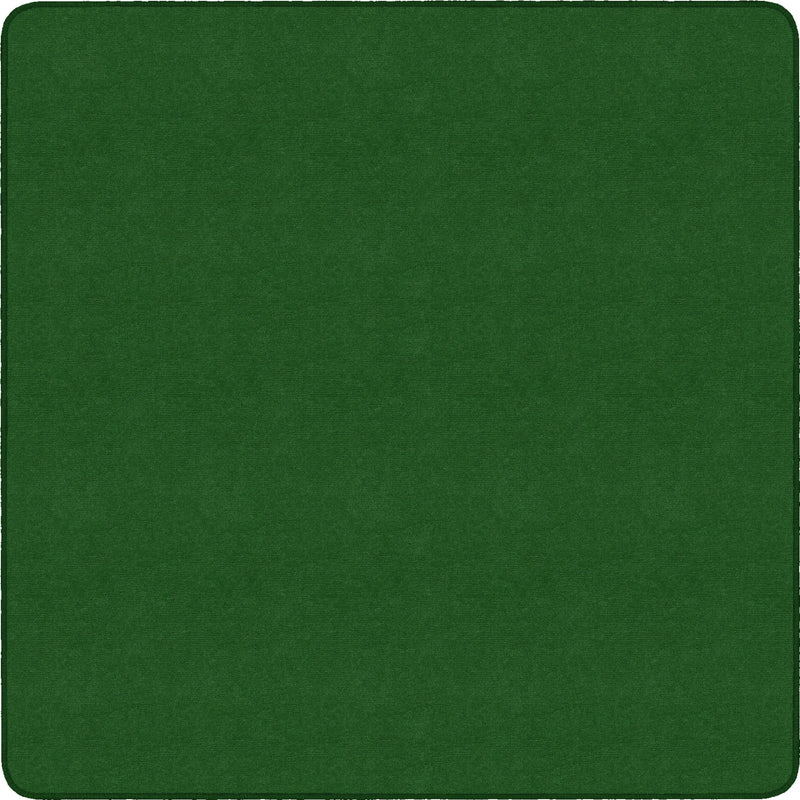 Flagship Carpets Ameristrong Solid Color Square Rug - Clover Nylon - Rugs & Mats