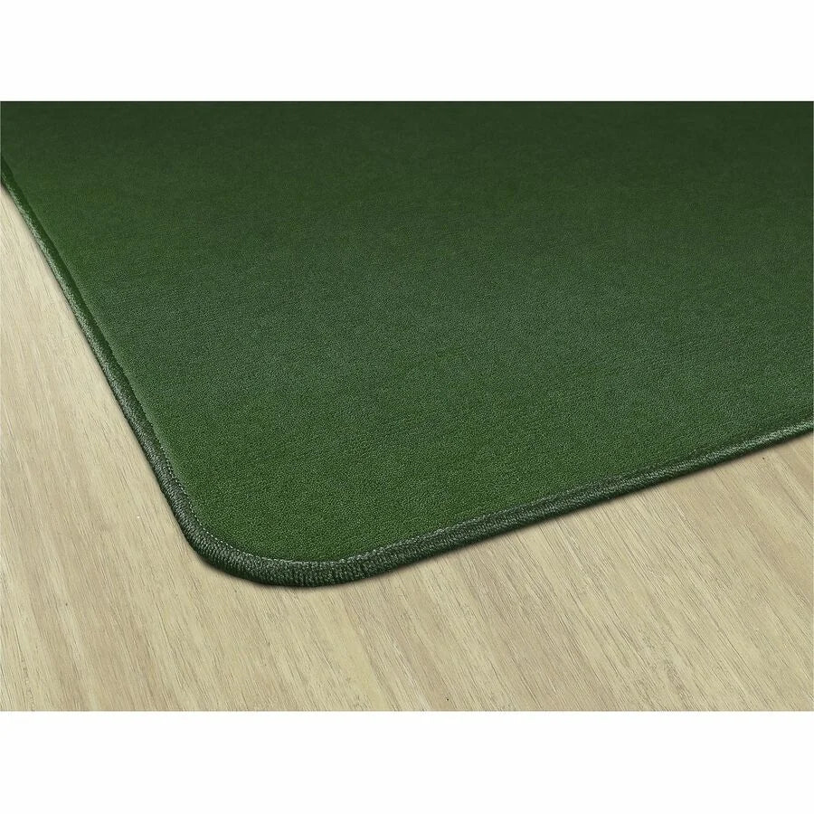 Flagship Carpets Ameristrong Solid Color Square Rug - Clover Nylon - Rugs & Mats