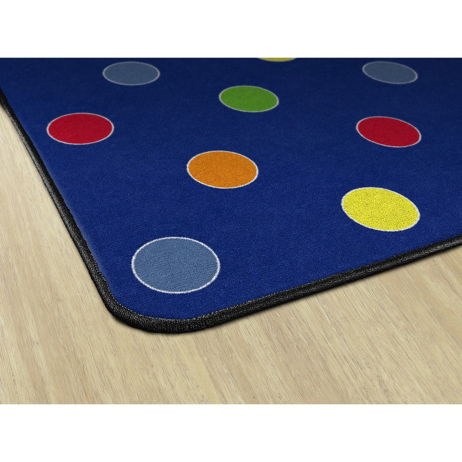 Flagship Carpets Basics Dots Classroom Rug - Left