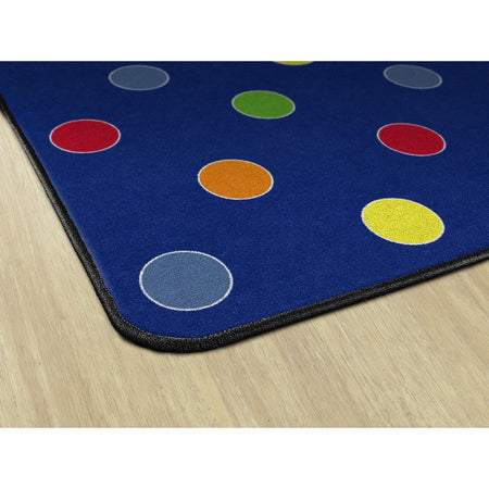 Flagship Carpets Basics Dots Classroom Rug - Left