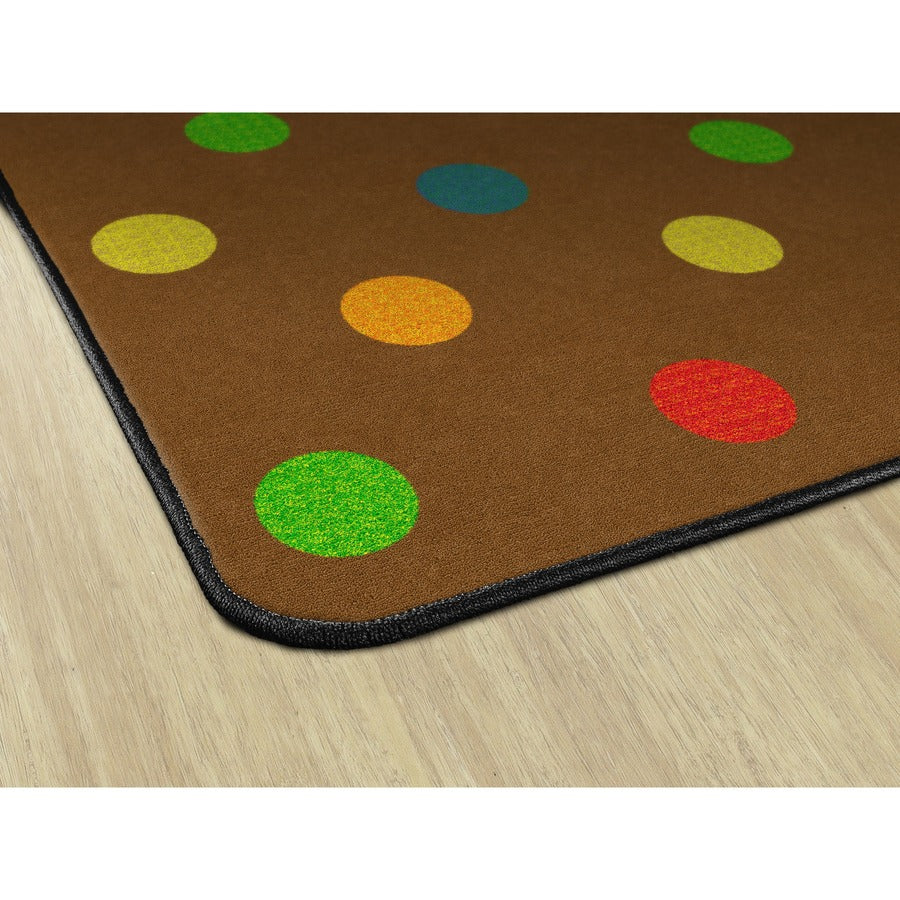 Flagship Carpets Basics Dots Classroom Rug - Left