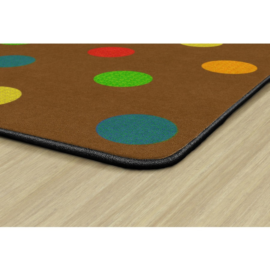 Flagship Carpets Basics Dots Classroom Rug - Left