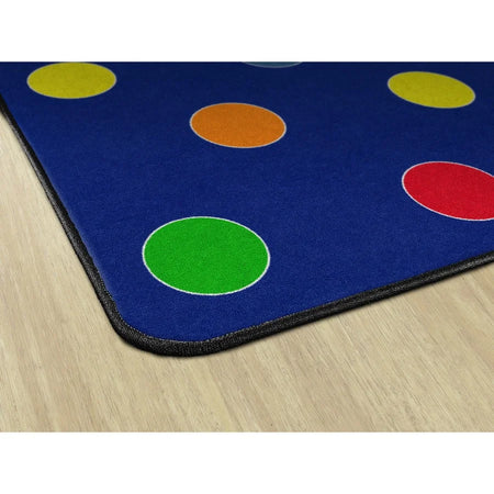 Flagship Carpets Basics Dots Classroom Rug - Primary Nylon - Rugs & Mats