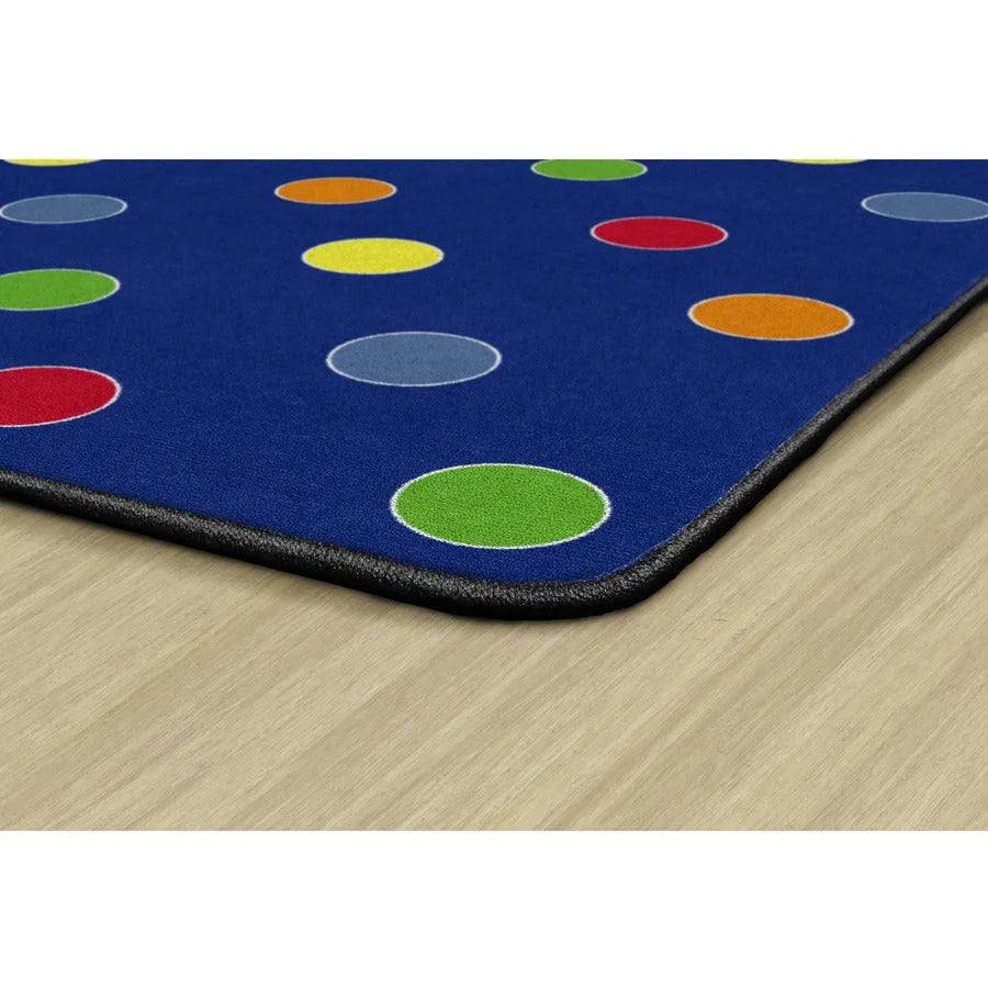 Flagship Carpets Basics Dots Classroom Rug - Primary Nylon - Rugs & Mats