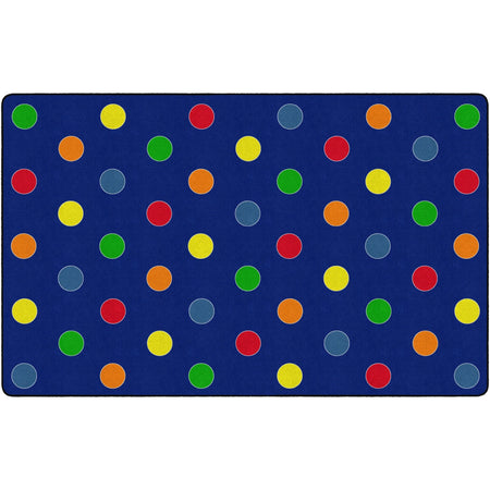 Flagship Carpets Basics Dots Classroom Rug - Primary Nylon - Rugs & Mats