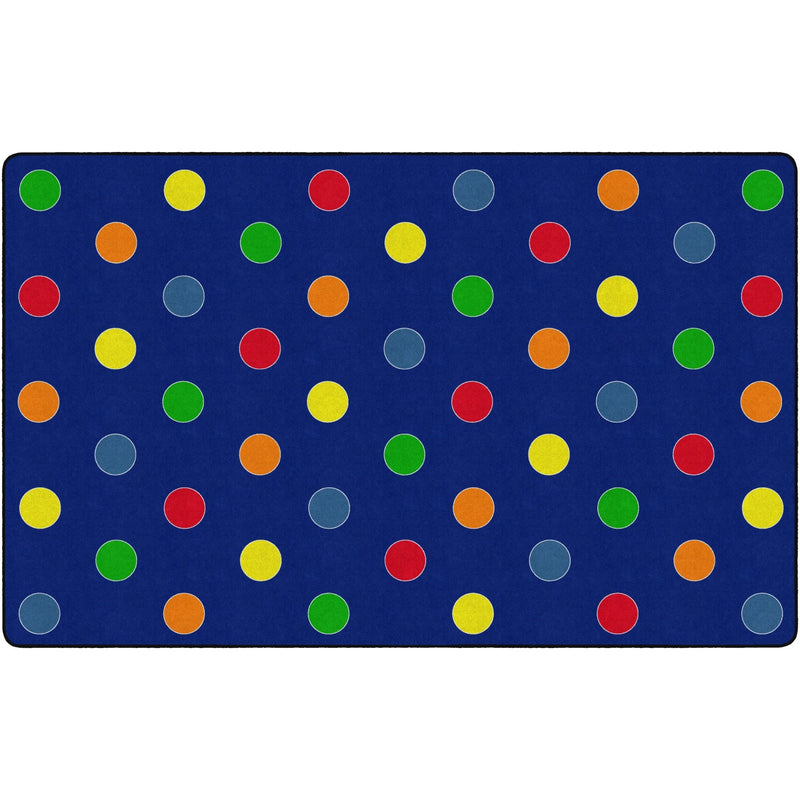 Flagship Carpets Basics Dots Classroom Rug - Primary Nylon - Rugs & Mats