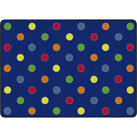 Flagship Carpets Basics Dots Classroom Rug - Primary Nylon - Rugs & Mats