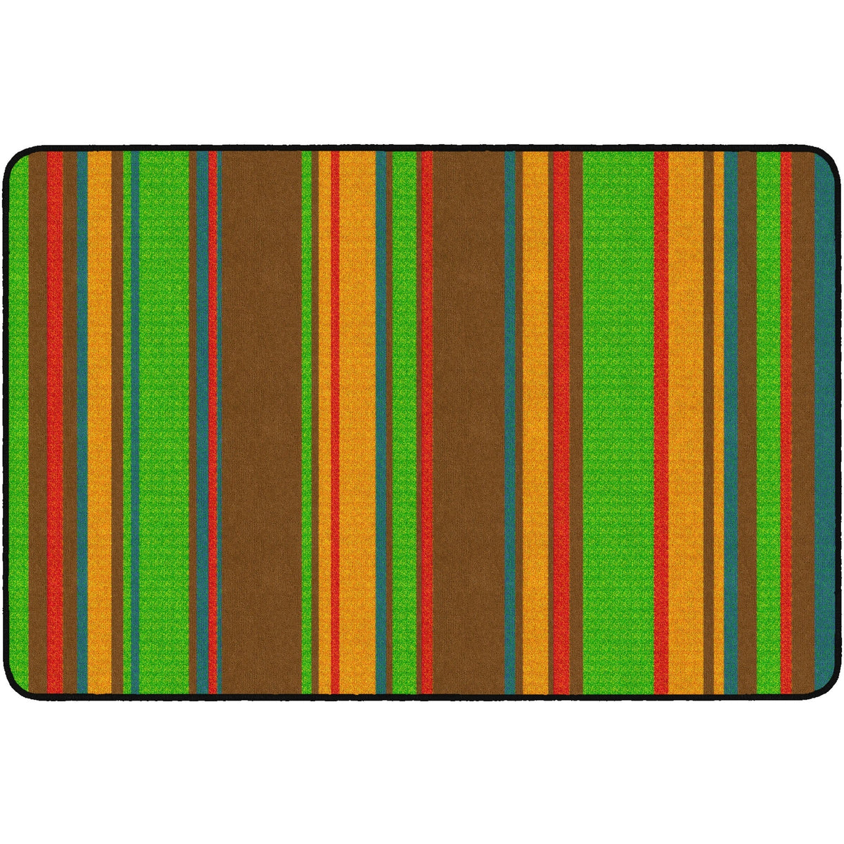 Flagship Carpets Basics Stripes Classroom Rug - 2000