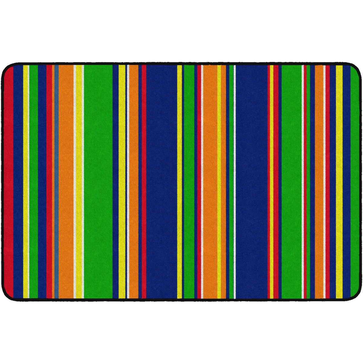 Flagship Carpets Basics Stripes Classroom Rug - 2000