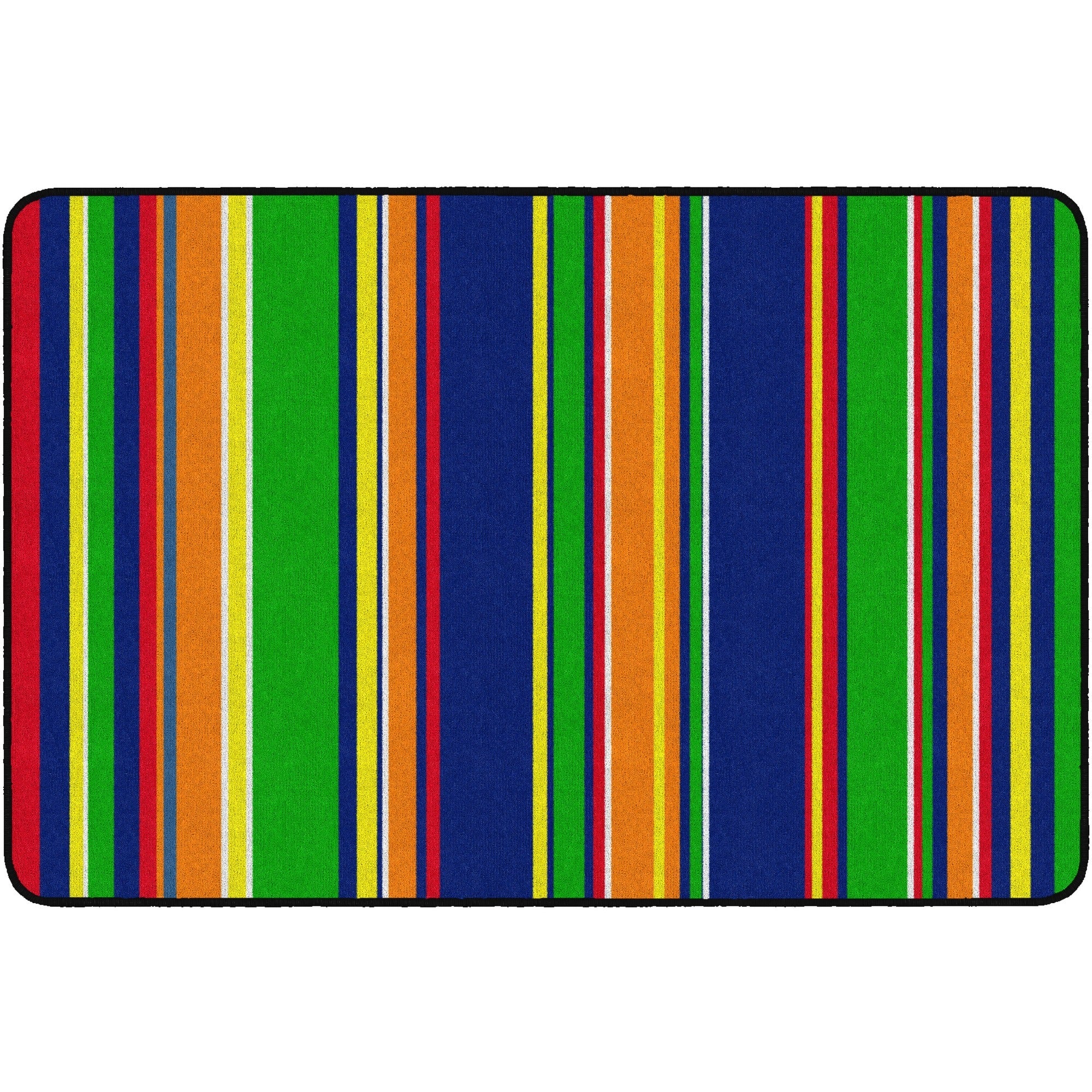 Flagship Carpets Basics Stripes Classroom Rug - 2000