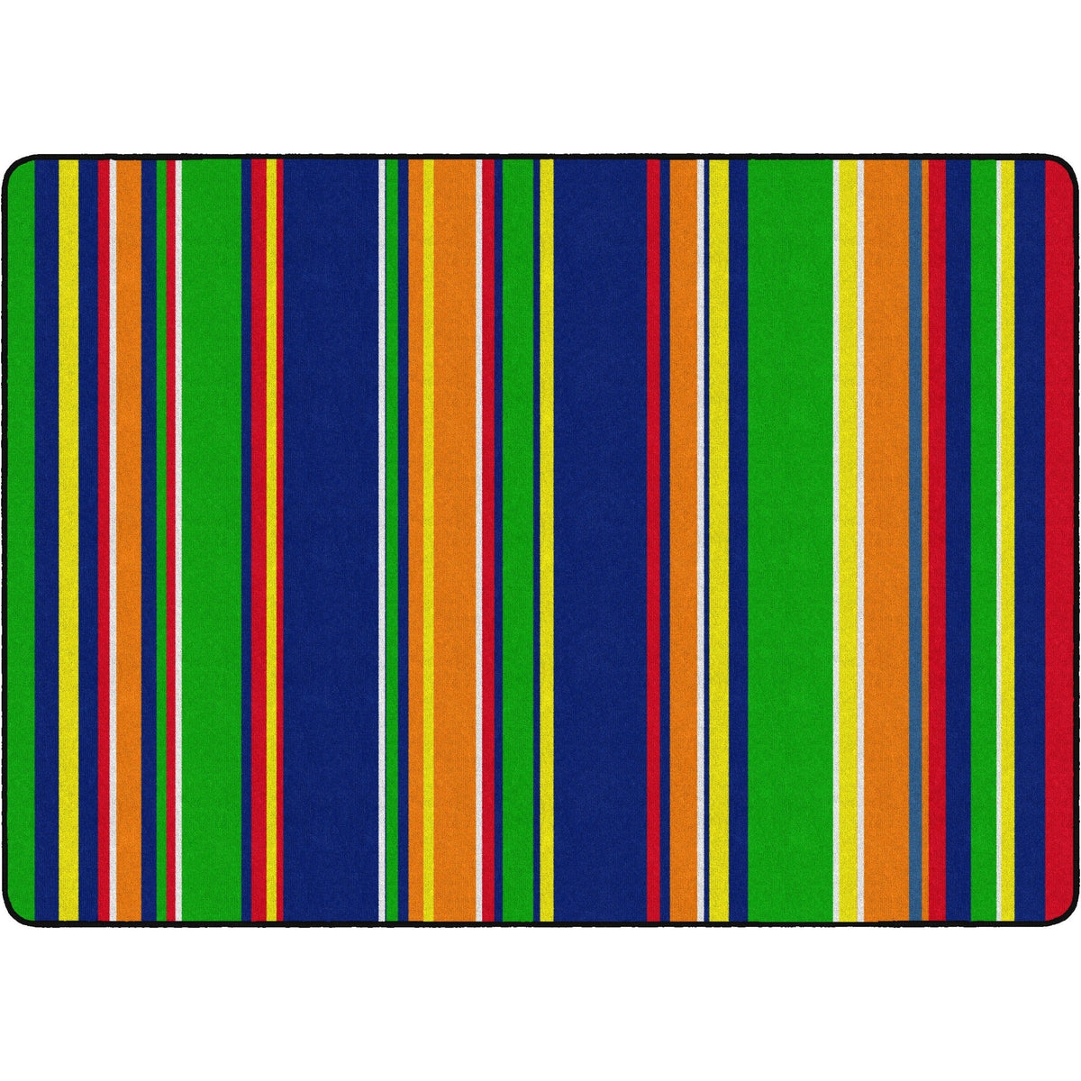 Flagship Carpets Basics Stripes Classroom Rug - 2000