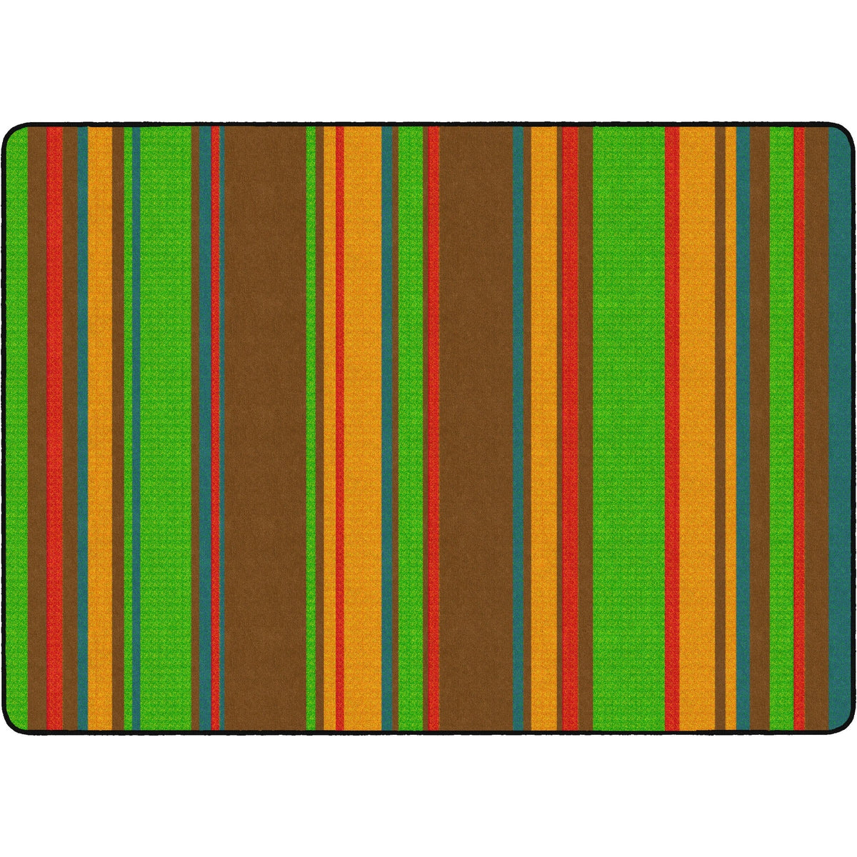 Flagship Carpets Basics Stripes Classroom Rug - 2000
