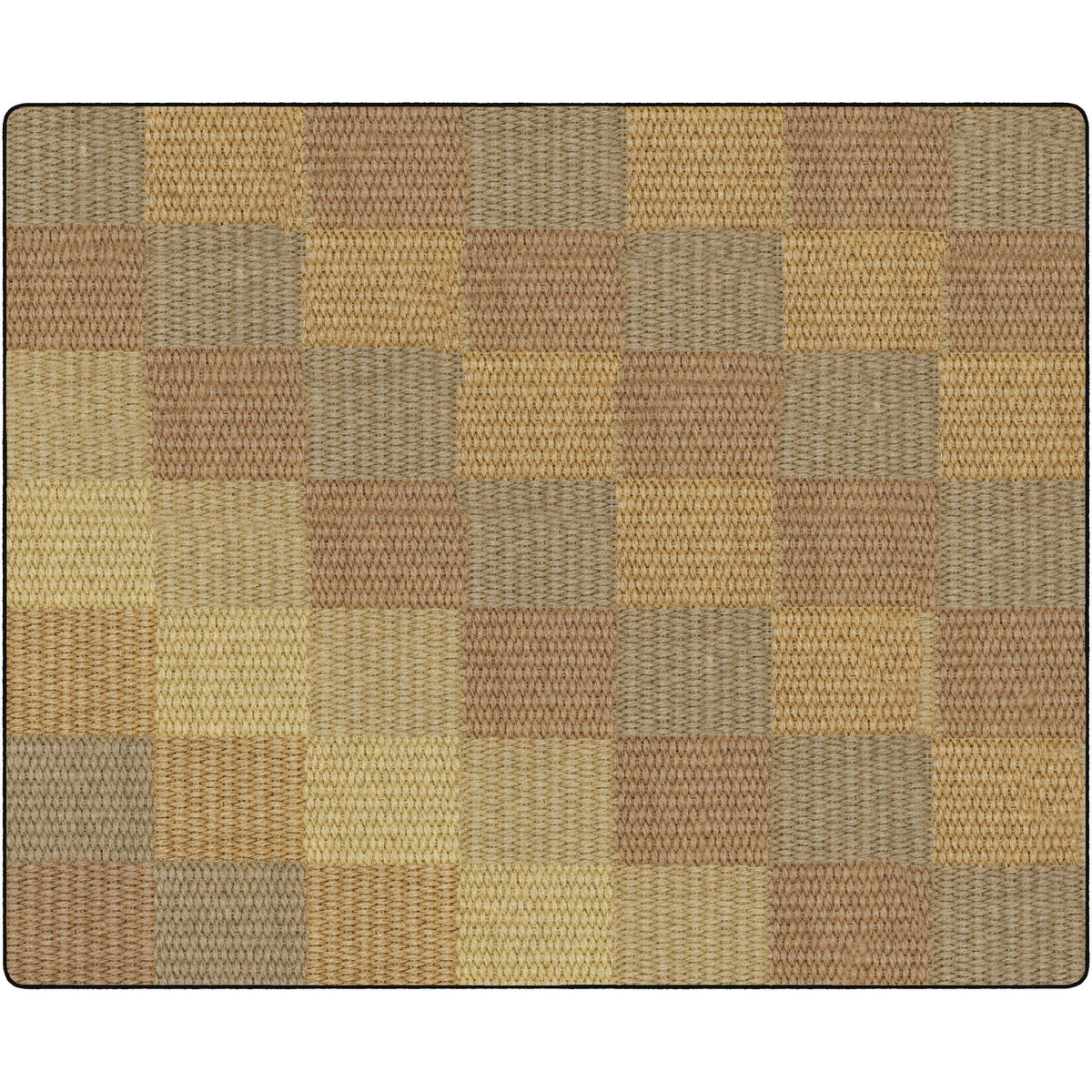 Flagship Carpets Basketweave Blocks Class Rug - 2000