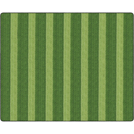 Flagship Carpets Basketweave Stripes Classroom Rug - 2000
