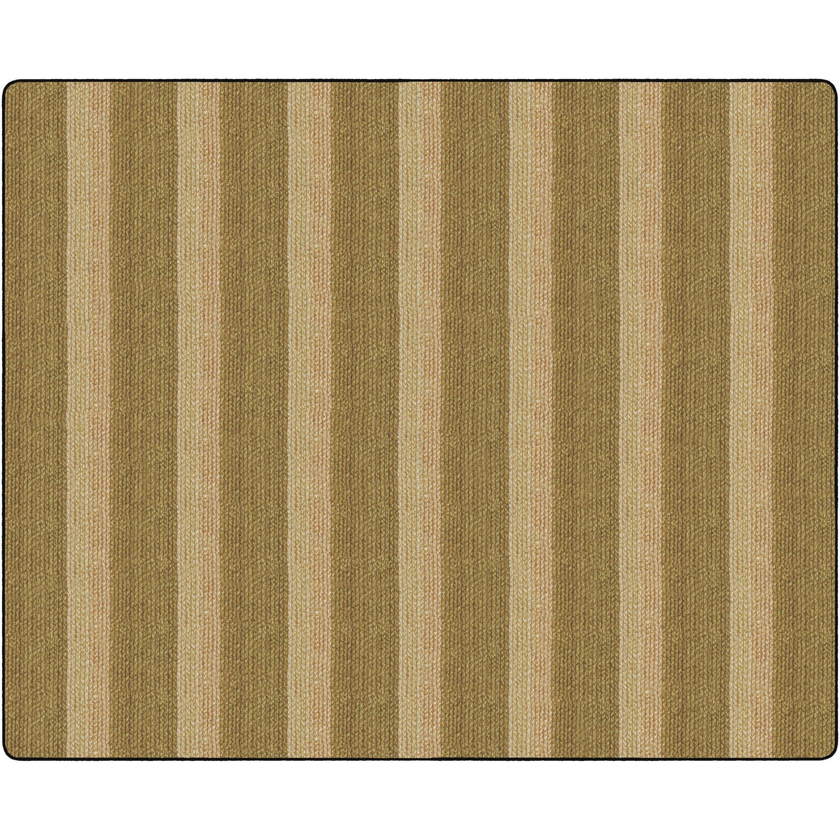 Flagship Carpets Basketweave Stripes Classroom Rug - 2000