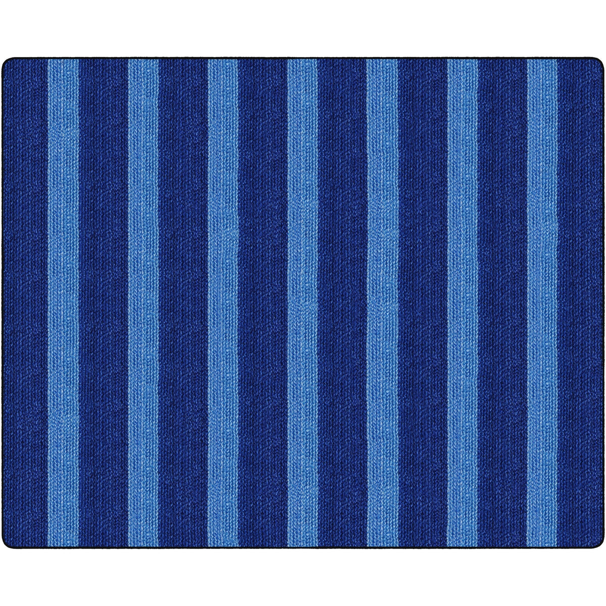 Flagship Carpets Basketweave Stripes Classroom Rug - 2000