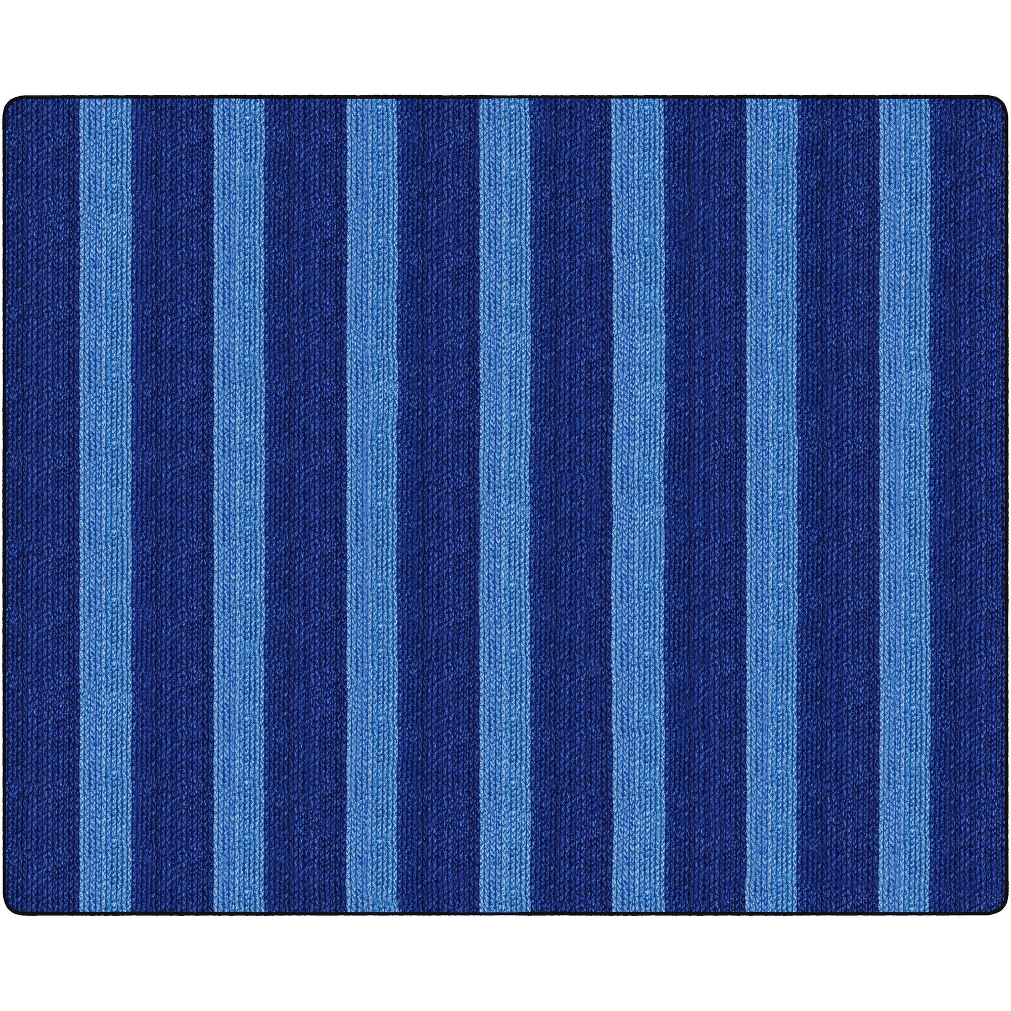 Flagship Carpets Basketweave Stripes Classroom Rug - 2000