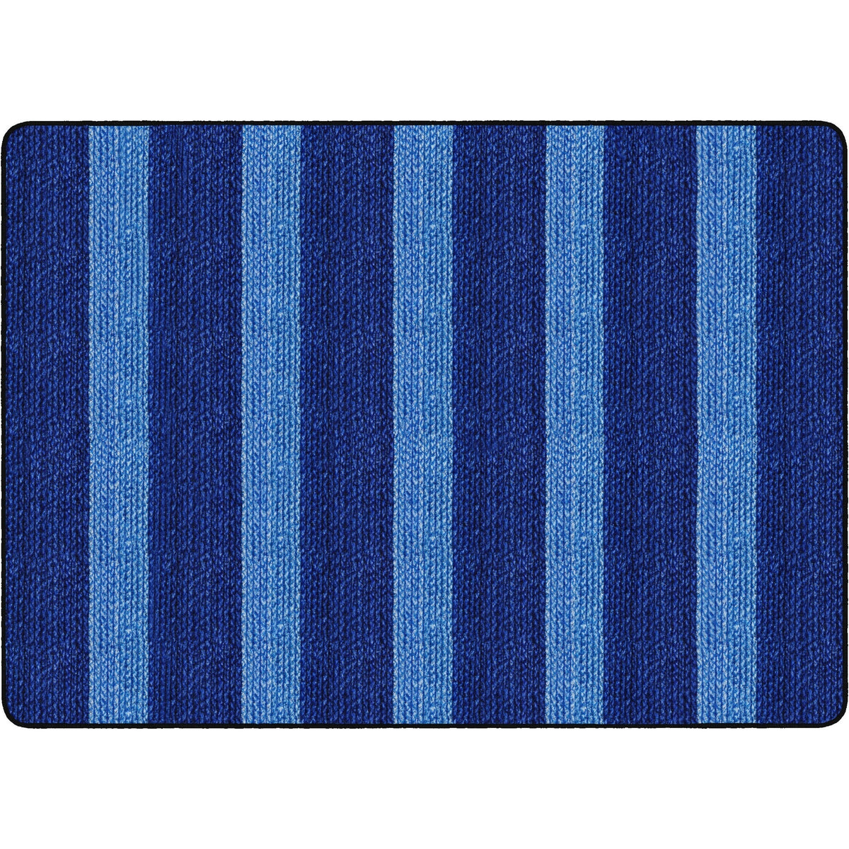 Flagship Carpets Basketweave Stripes Classroom Rug - 2000
