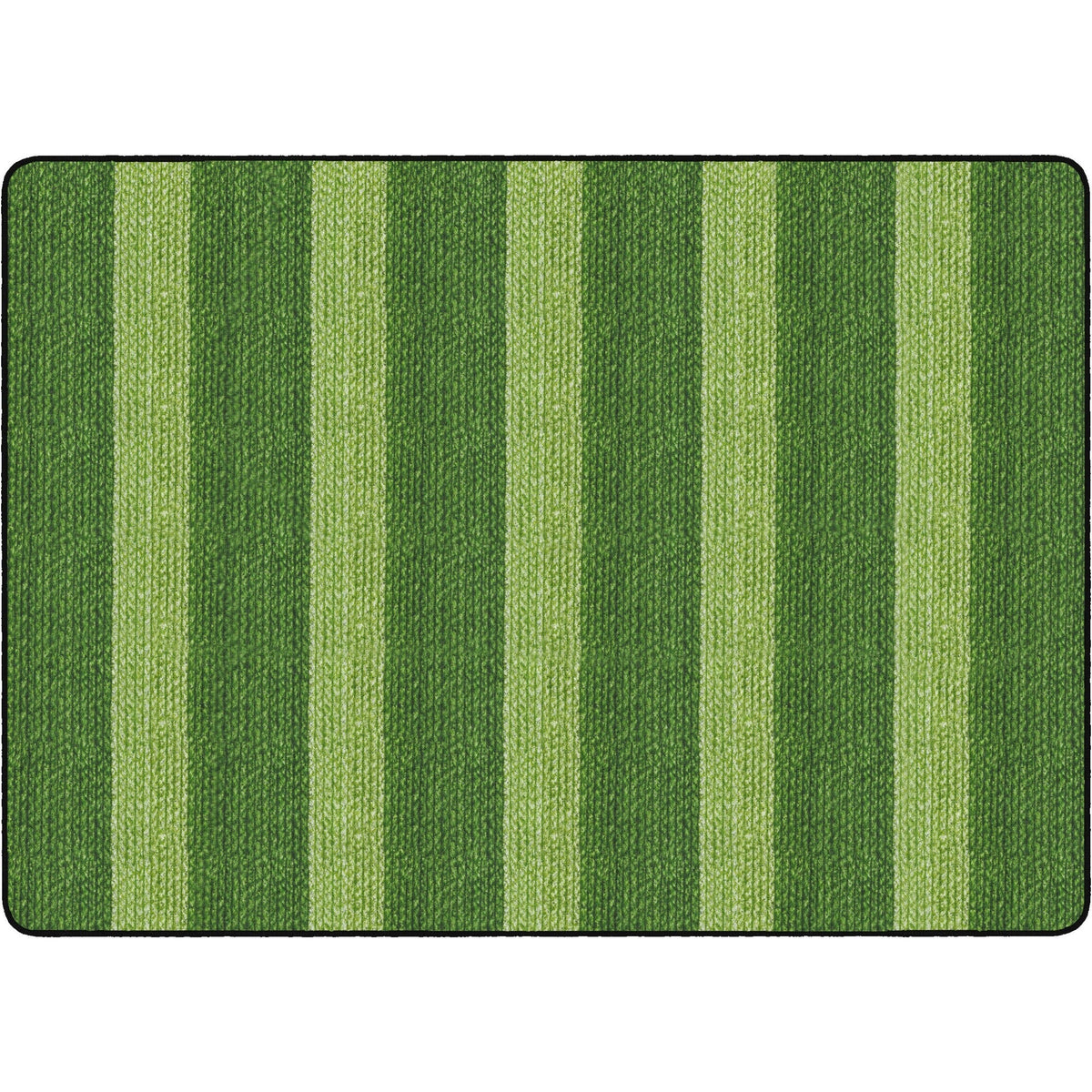 Flagship Carpets Basketweave Stripes Classroom Rug - 2000