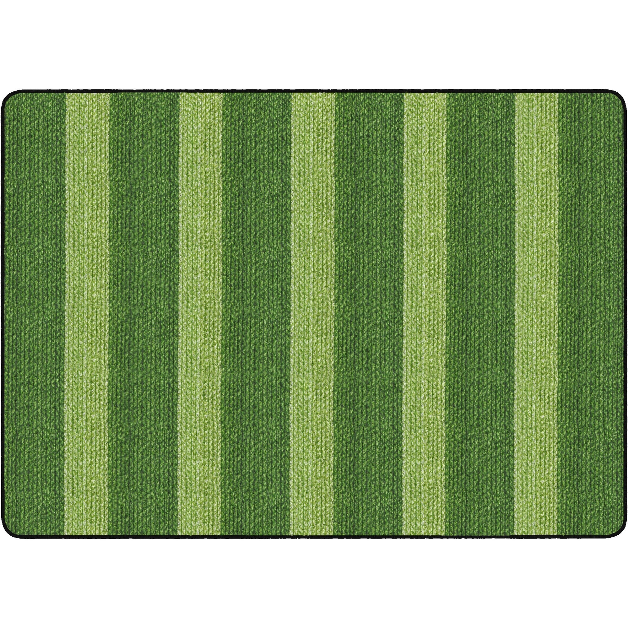 Flagship Carpets Basketweave Stripes Classroom Rug - 2000