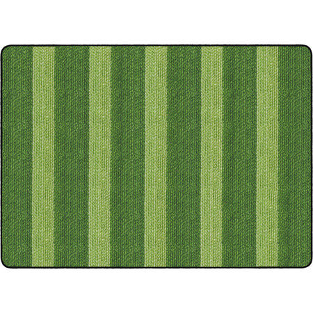 Flagship Carpets Basketweave Stripes Classroom Rug - 2000
