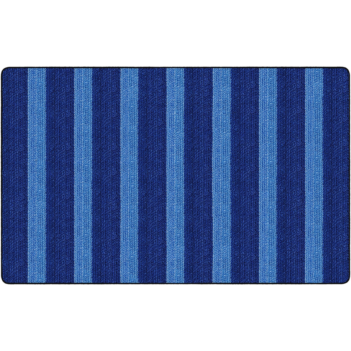 Flagship Carpets Basketweave Stripes Classroom Rug - 2000