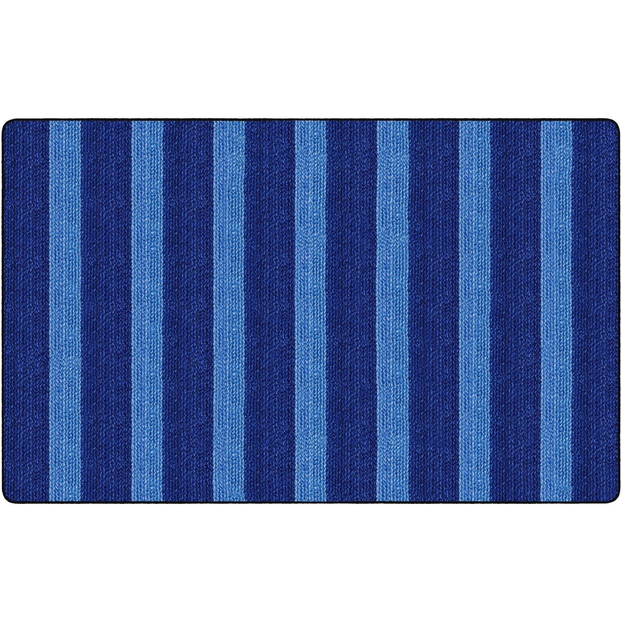 Flagship Carpets Basketweave Stripes Classroom Rug - 2000
