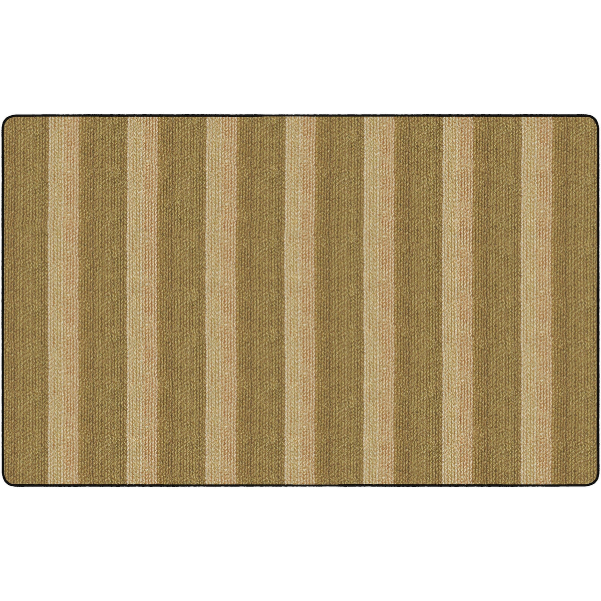 Flagship Carpets Basketweave Stripes Classroom Rug - 2000