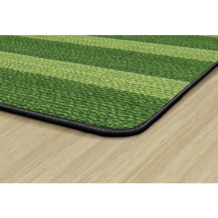 Flagship Carpets Basketweave Stripes Classroom Rug - Right