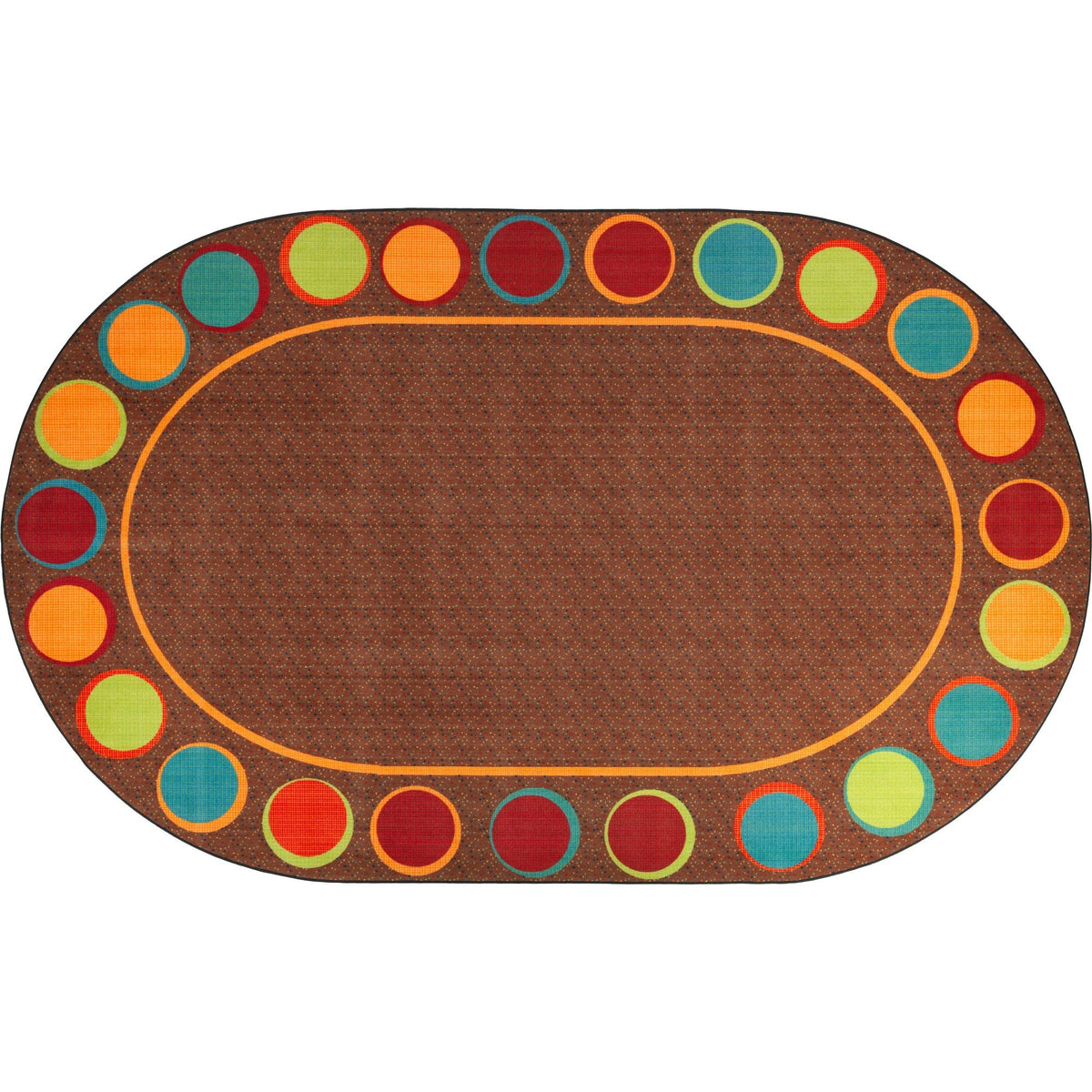Flagship Carpets Calm Sitting Spots Oval Rug - 2000