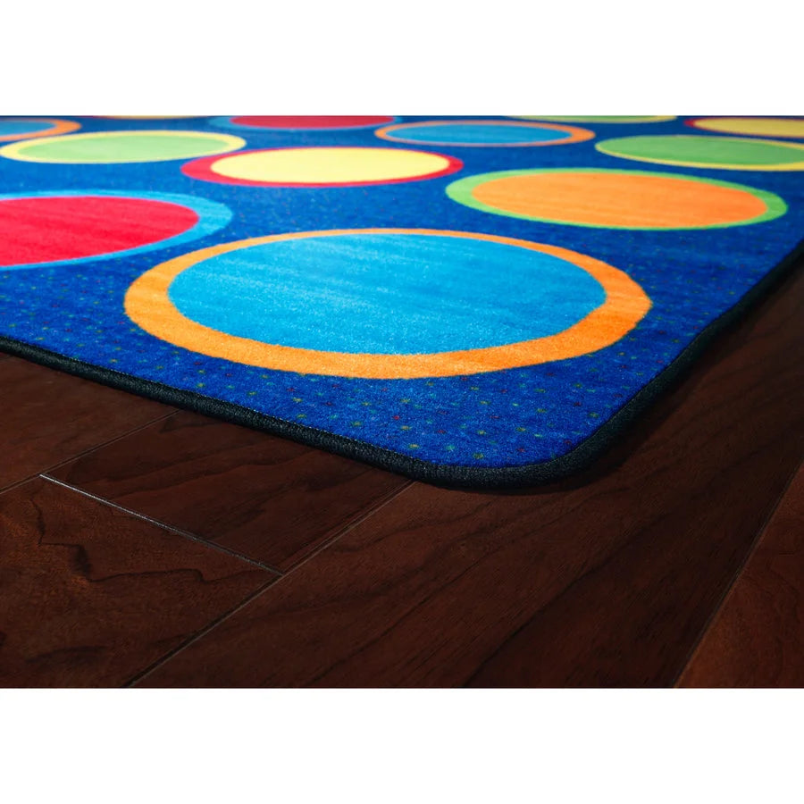 Flagship Carpets Cheerful Sitting Spots Rug - Classic Multicolor Rectangle - Rugs & Mats