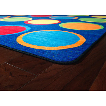 Flagship Carpets Cheerful Sitting Spots Rug - Classic Multicolor Rectangle - Rugs & Mats