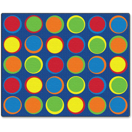 Flagship Carpets Cheerful Sitting Spots Rug - Classic Multicolor Nylon - Rugs & Mats