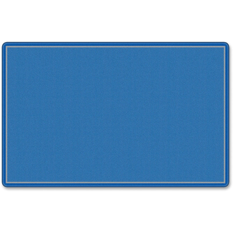 Flagship Carpets Classic All-Over Weave Solid Blue Rug - 99.96’’ x 69.96’’ - Rugs & Mats
